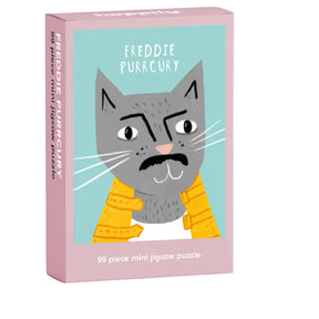 Freddie Purrcury - 99 Piece Mini Cat Jigsaw Puzzle