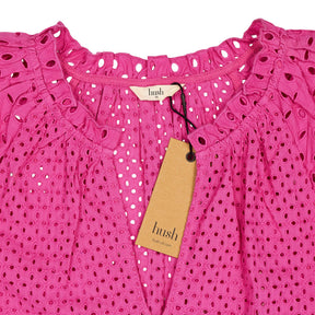 Hush Pink Katy Cutwork Top
