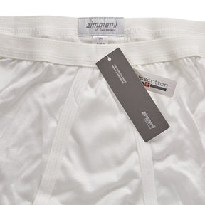 Zimmerli White Royal Classic Slip Open Underwear