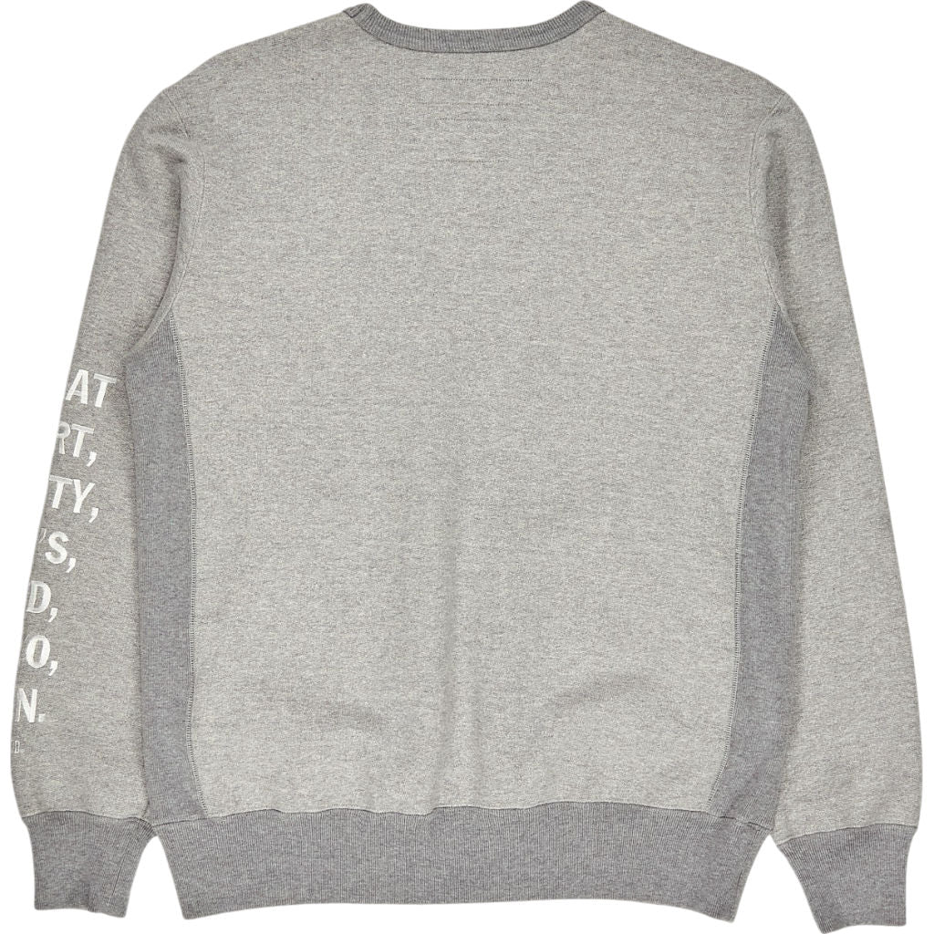 Neighborhood Grey Tactical Crew Sweatshirt