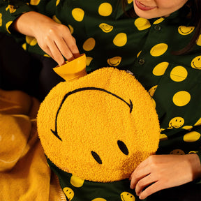 Smiley Hot Water Bottle - Makes you feel warm and fuzzy