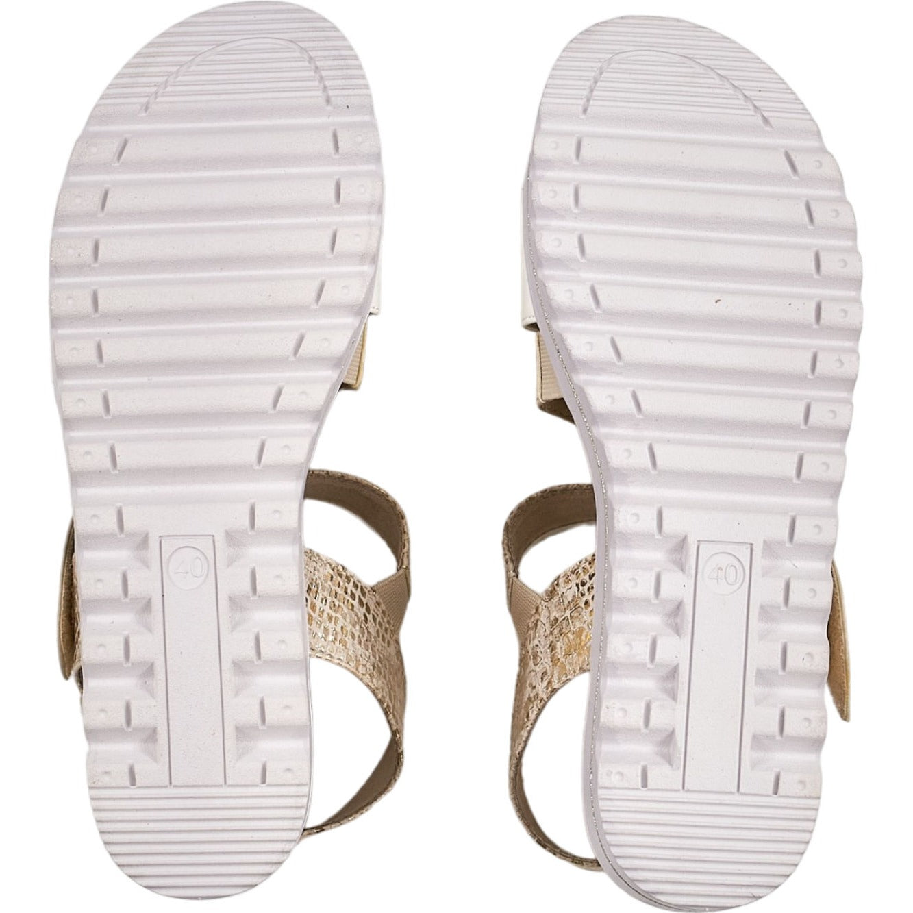 Jana Gold Comb Sandals