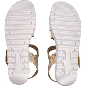 Jana Gold Comb Sandals