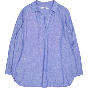 NRBY Blue Linen Blouse