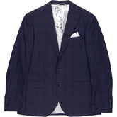 French Connection Navy Check Suit Jacket