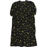 Joanie Black Floral Midi Dress UK