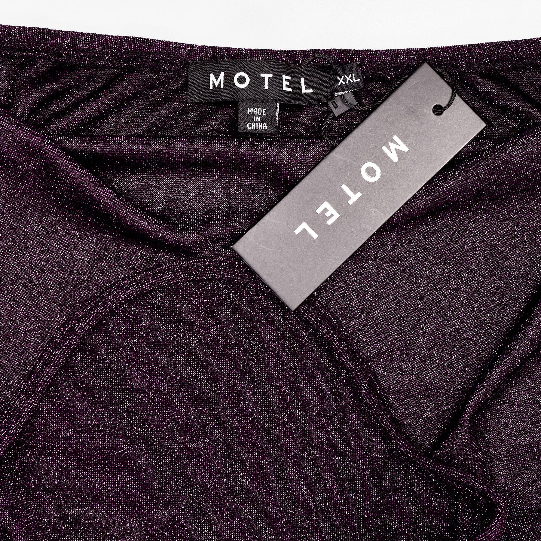 Motel Purple Ranum Slinky Dress