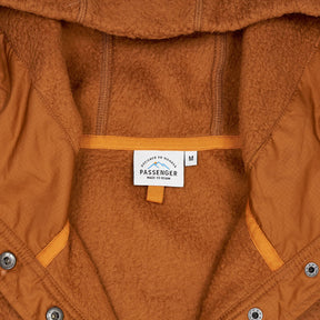 Passenger Orange Hooded Fleece Jacket