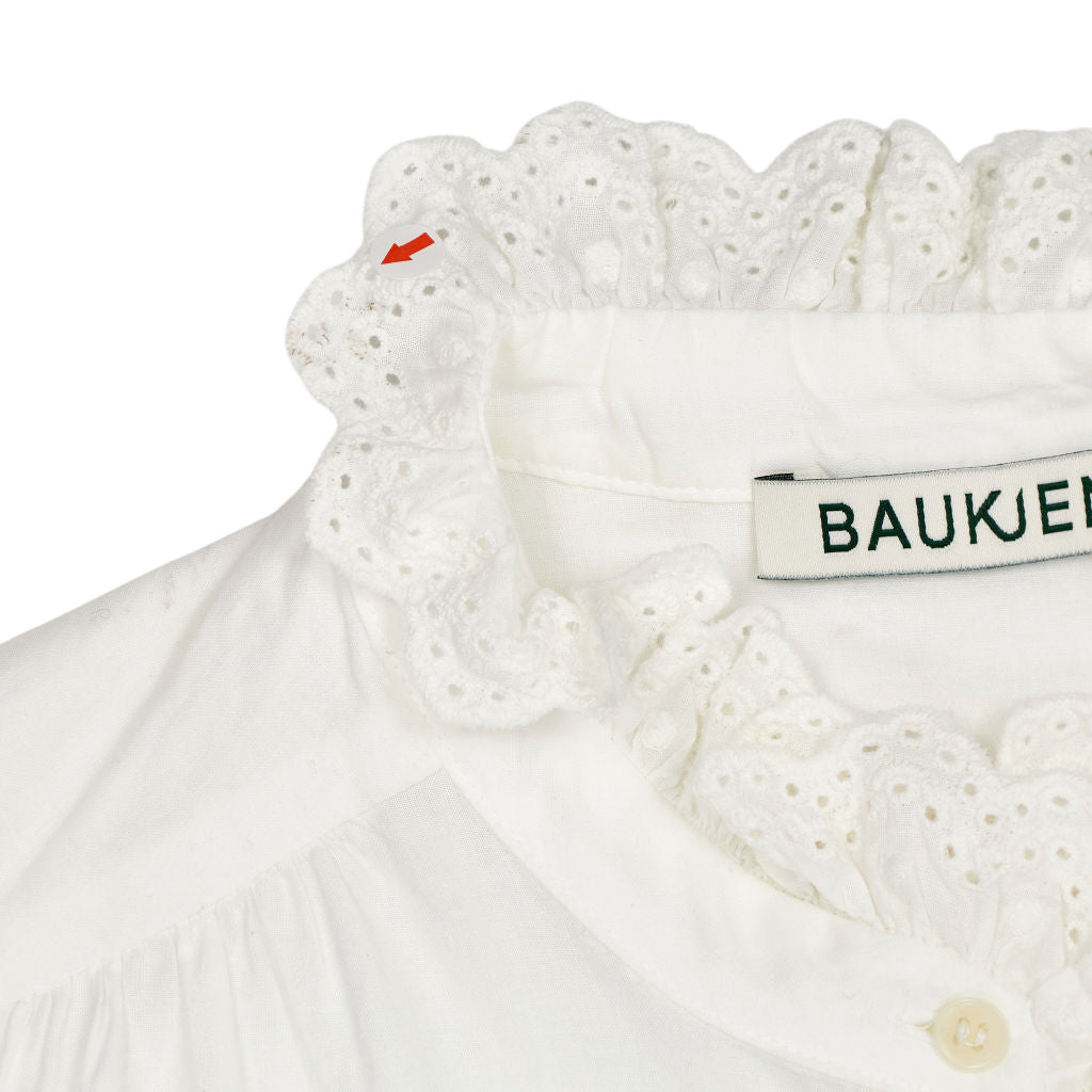 Baukjen White Milla Organic Cotton Blouse