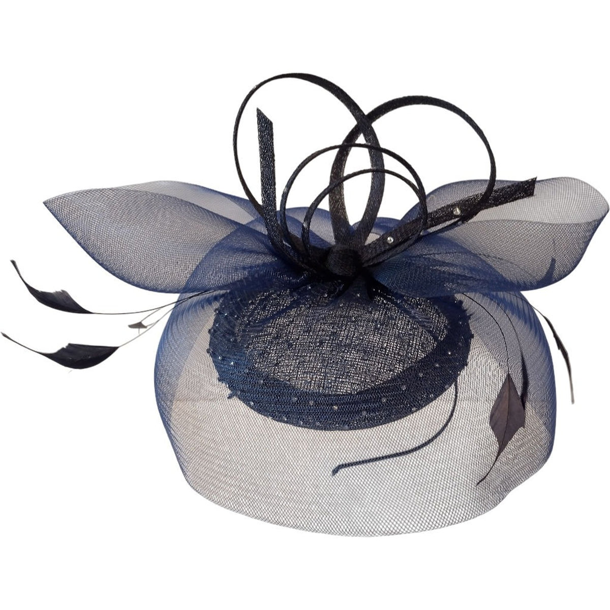 S&G Blue Fascinator Hat