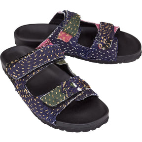 By Walid Multicolour Hanky Repatch Sandals