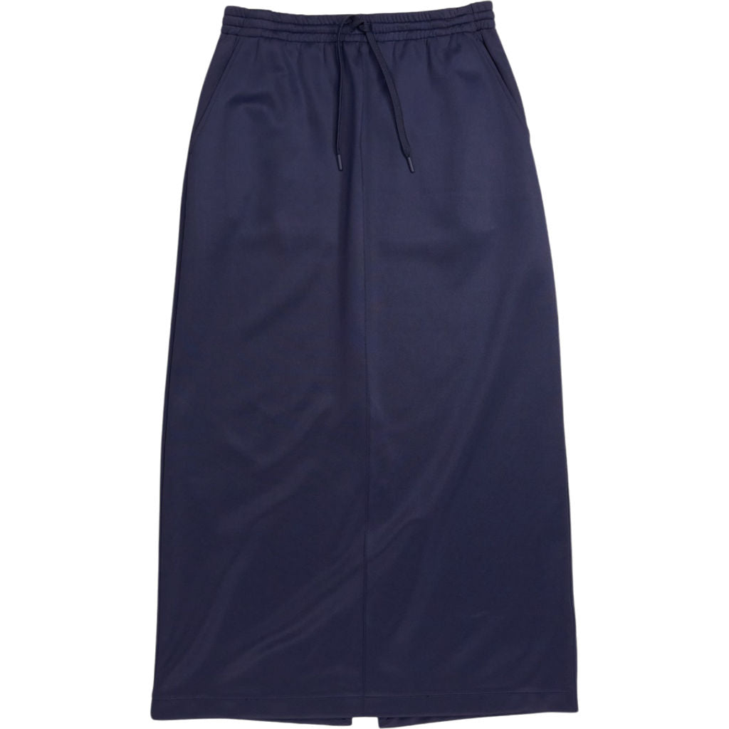 Hush Navy Silky Jersey Skirt
