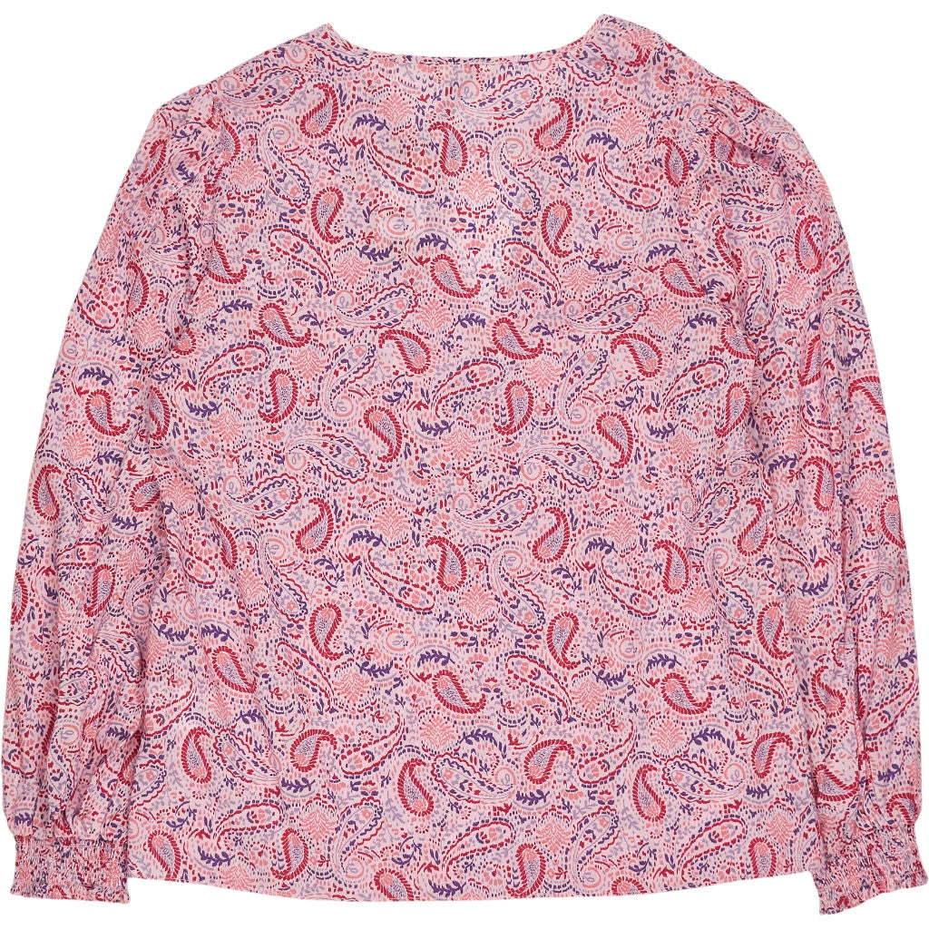 Hush Red Pink Gilda Paisley Blouse