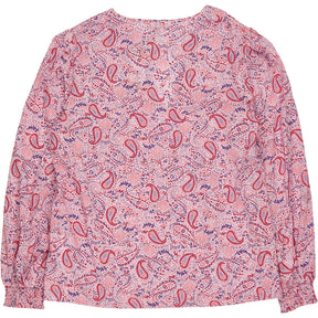 Hush Red Pink Gilda Paisley Blouse