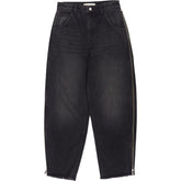 Seventy + Mochi Black Bo Zip Jeans