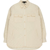 Motel Cream Marcel Quilted Shirt Jacket