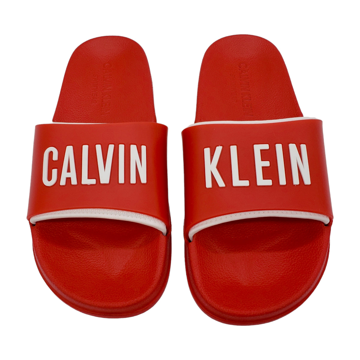 Calvin Klein Red Logo Slides
