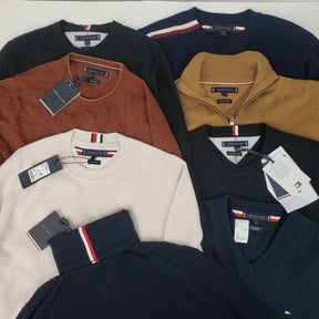 x8 Men's Mixed Colour Tommy Hilfiger Knitwear Bundle