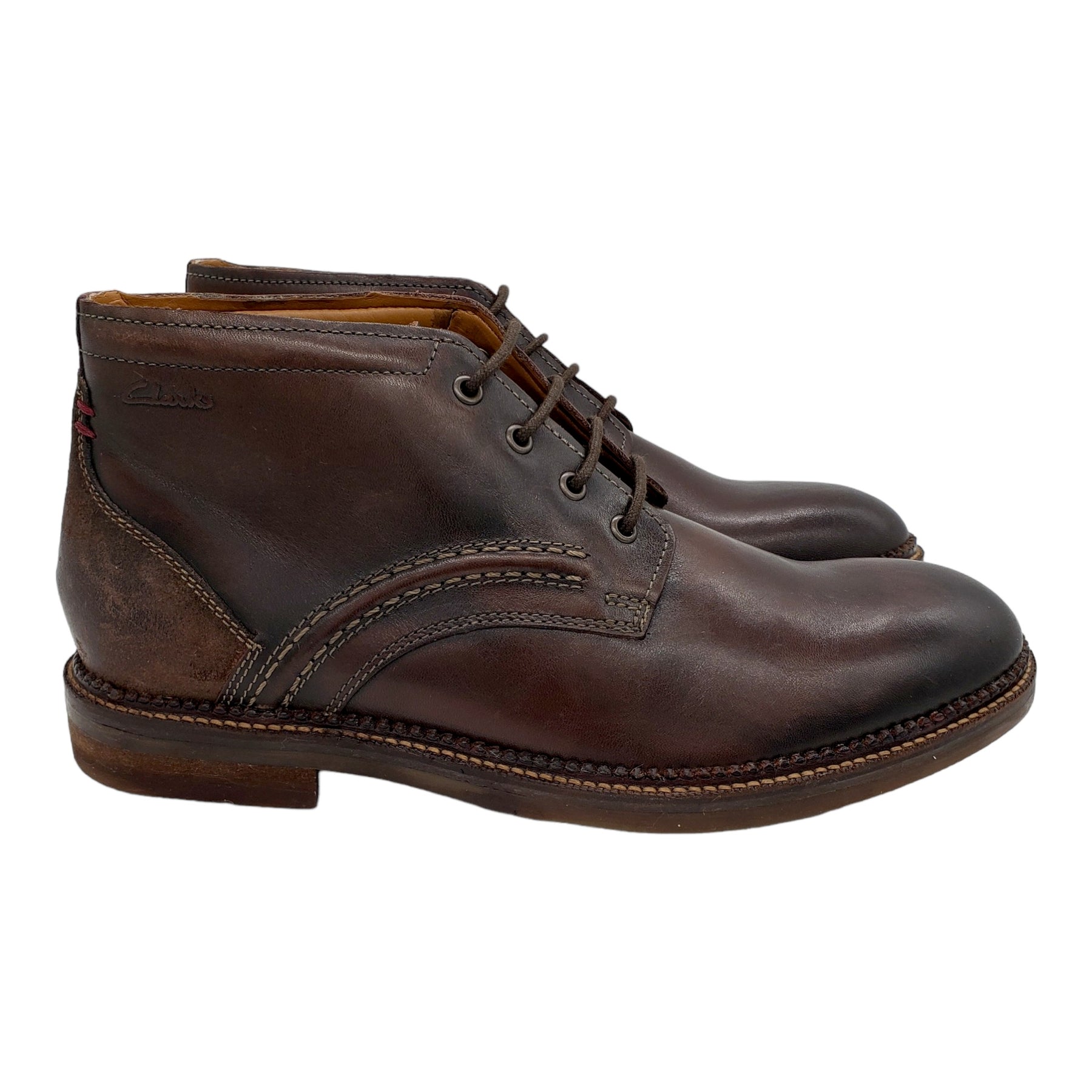 Clarks Brown Bushwick Ankle Boot