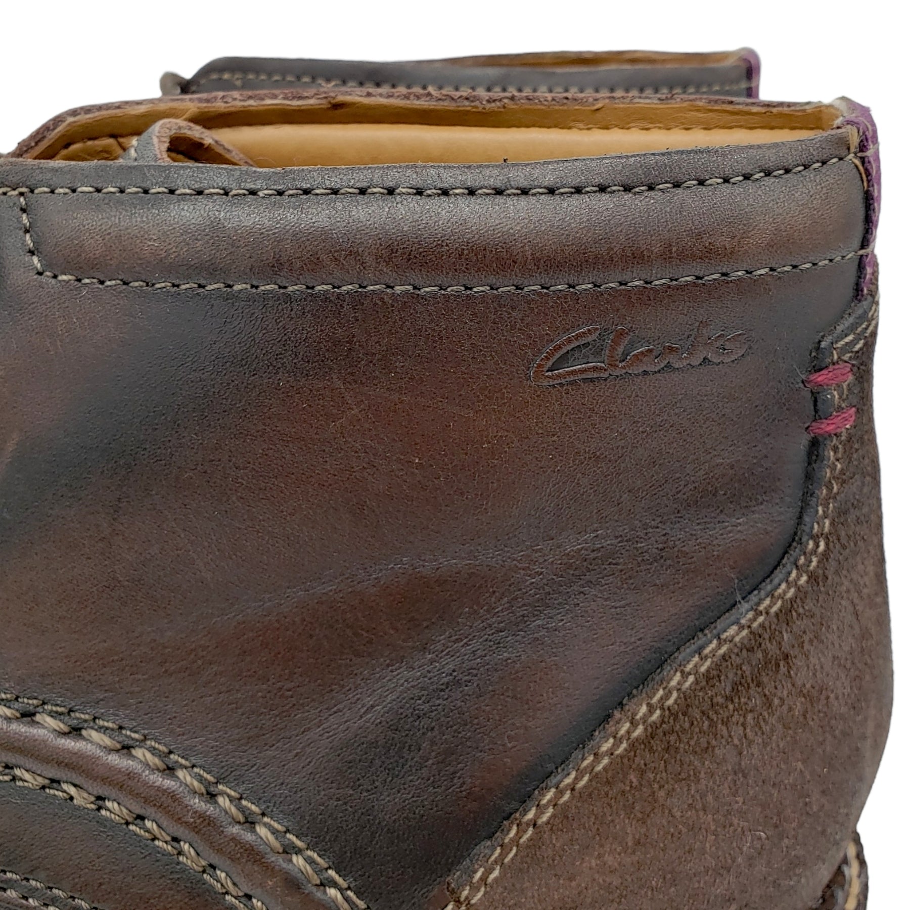 Clarks Brown Bushwick Ankle Boot