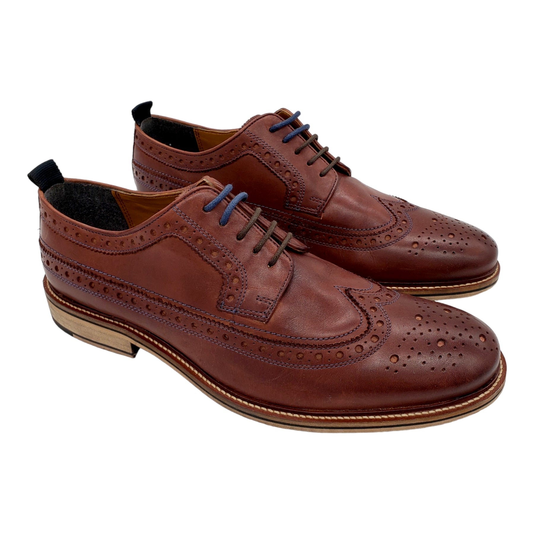River Island Brown Leather Brogues Shop from Crisis Online
