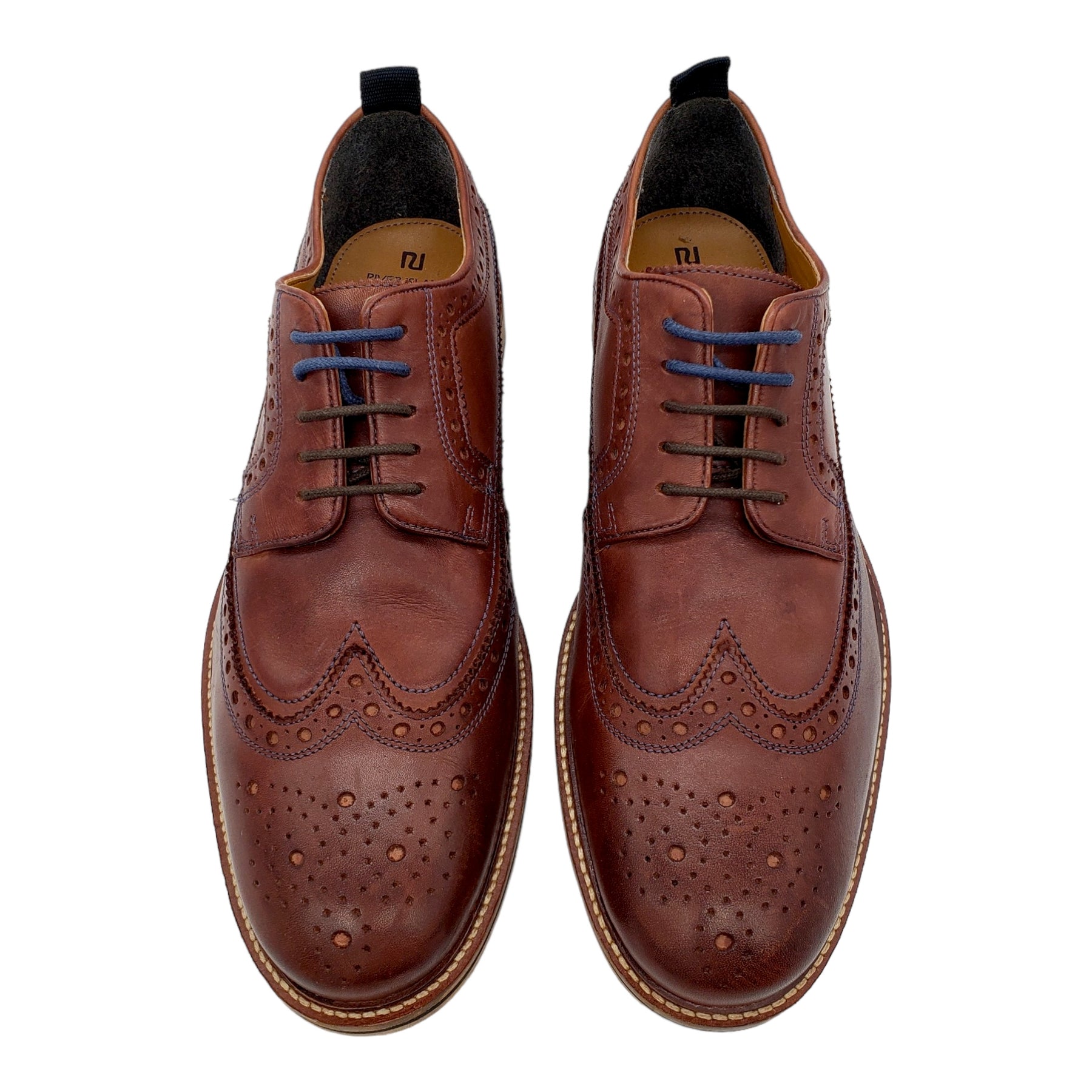 River Island Brown Leather Brogues