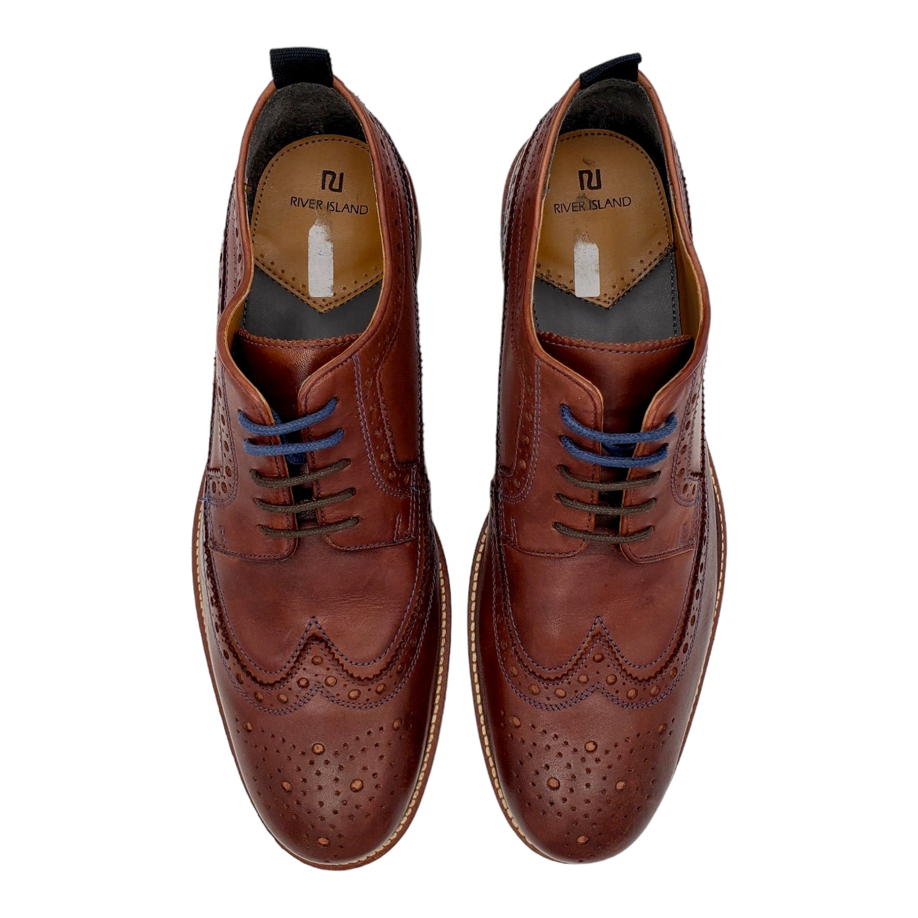 River Island Brown Leather Brogues