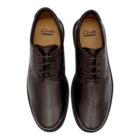 Clarks Dark Brown Lace Up Shoes