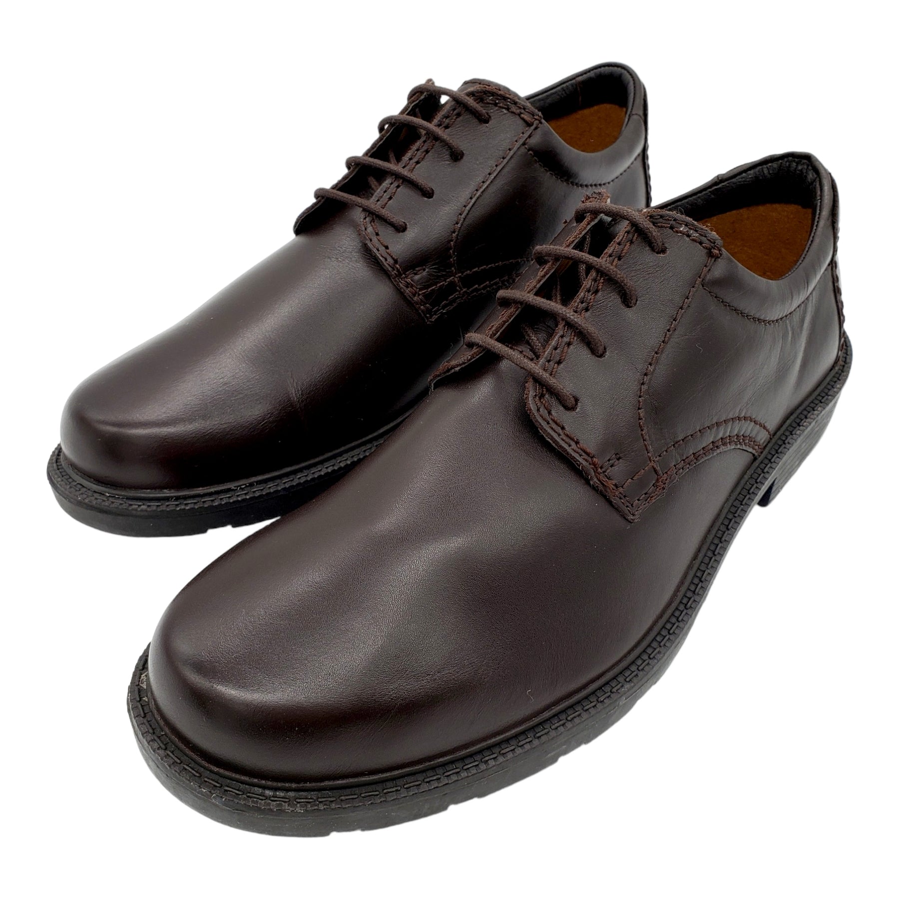 Clarks hale rise dark hot sale brown