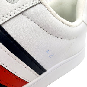 Tommy Hilfiger White Leather Corporate Cupsoles