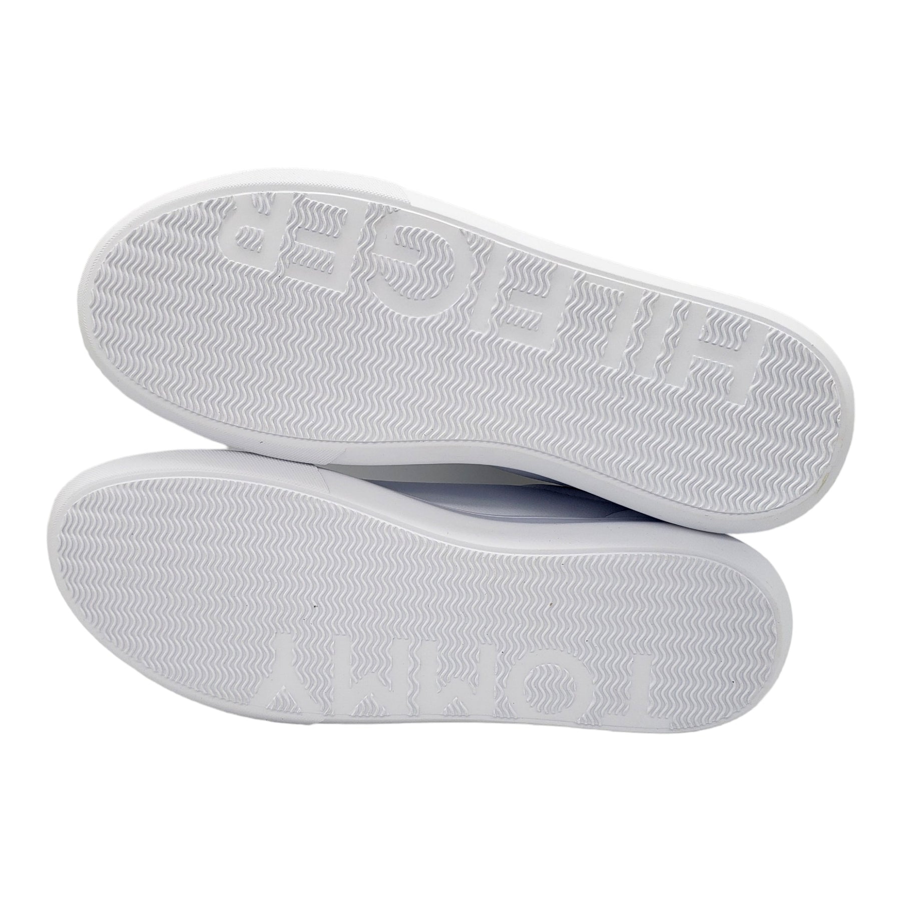 Tommy Hilfiger White Leather Corporate Cupsoles