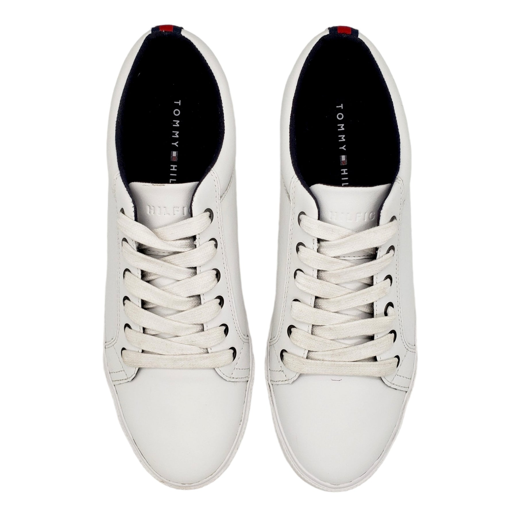 Tommy Hilfiger White Tennis Shoe