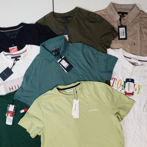 x8 Men's Mixed Tommy Hilfiger Colourful T-shirt & Polo Shirts Bundle