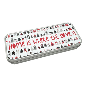 Crisis Tin Pencil Case - Exclusive "Home is where the Love is" Design