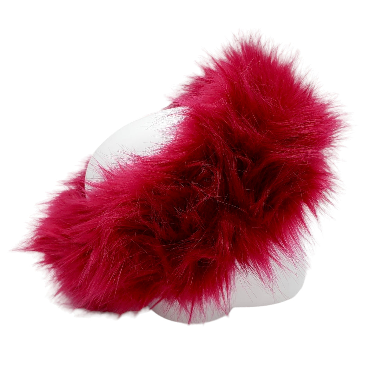 Helen Moore x NRBY Deep Pink Faux Fur Head Band