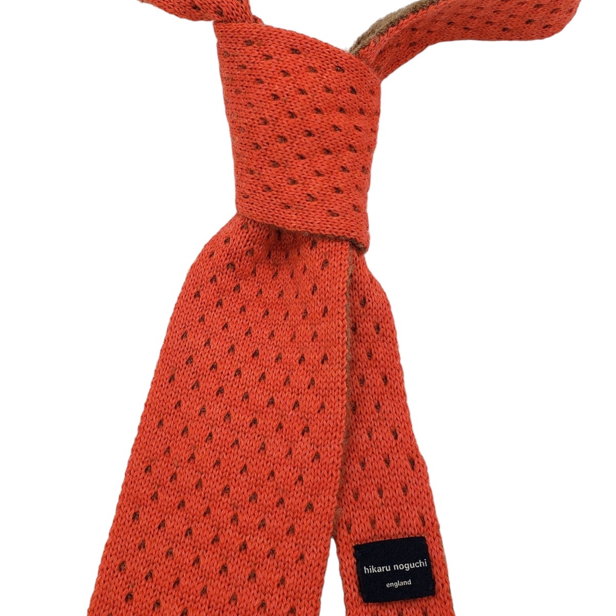 Hikaru Noguchi Camel/Orange Teddy Tie