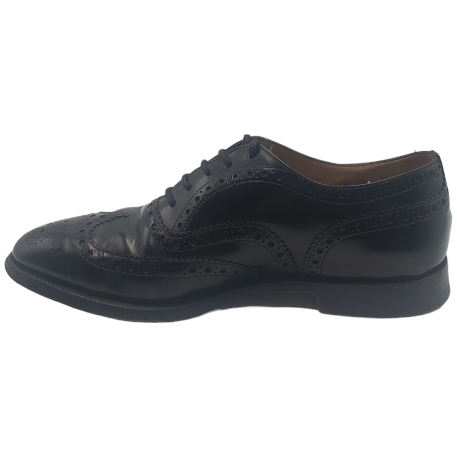 Church's Black Brogue Lace-Up Shoe