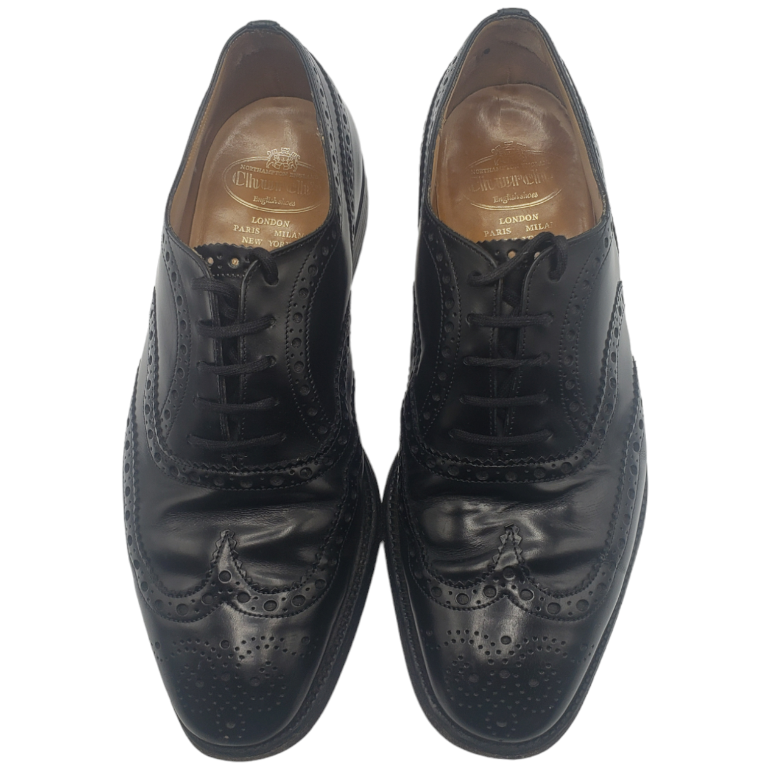 Church's Black Brogue Lace-Up Shoe