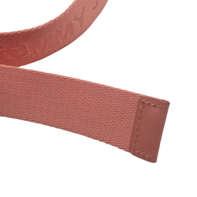 Tommy Jeans Pink Logo Webbing Belt