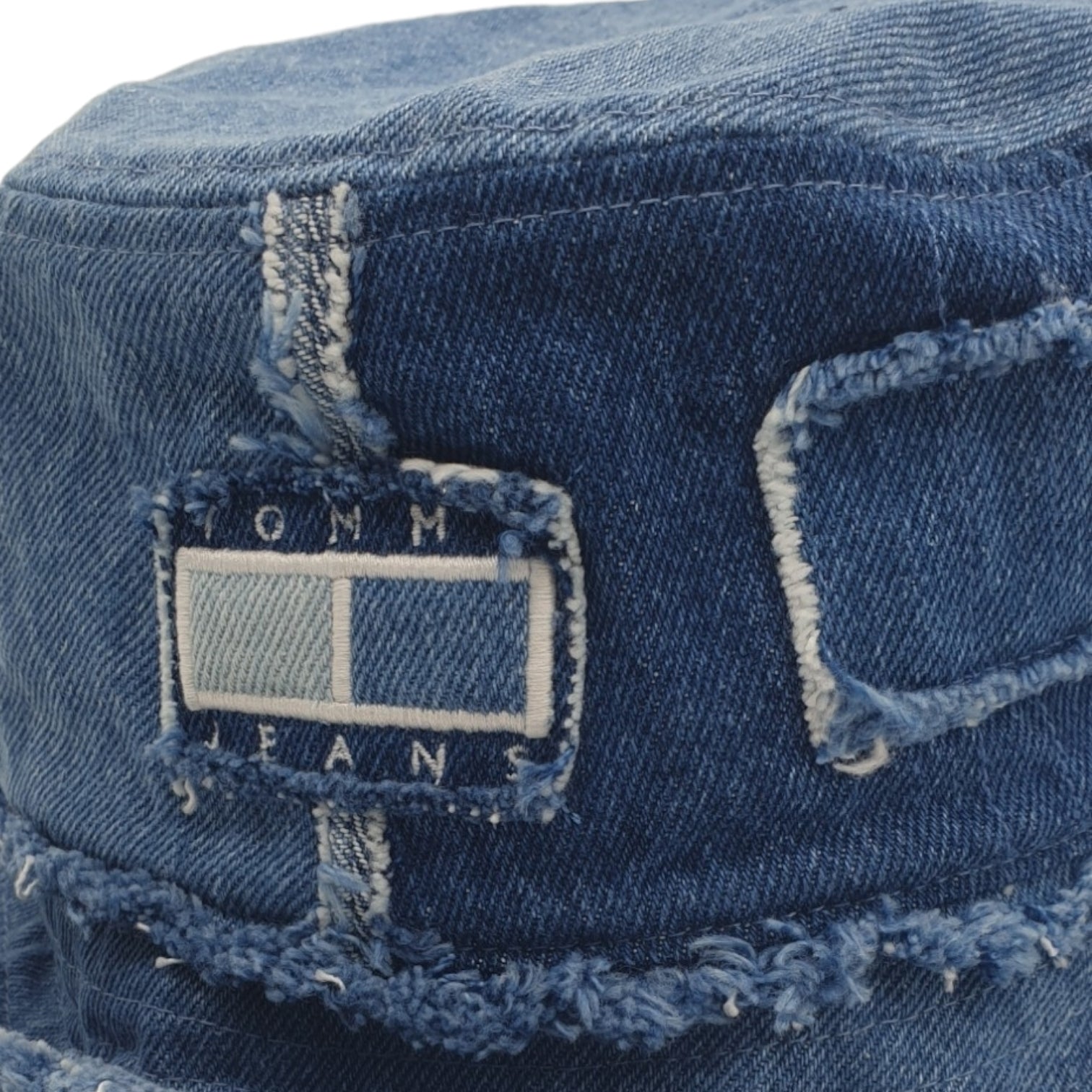 Tommy Jeans Blue Denim Heritage Bucket Hat