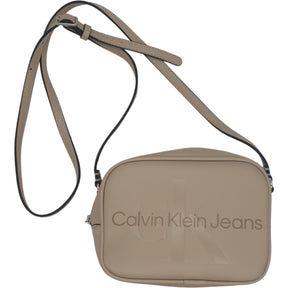 Calvin Klein Jeans Beige Sculpted Camera Bag