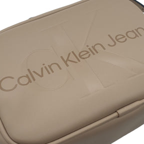 Calvin Klein Jeans Beige Sculpted Camera Bag