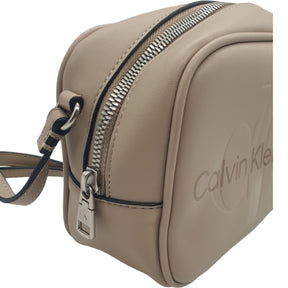 Calvin Klein Jeans Beige Sculpted Camera Bag