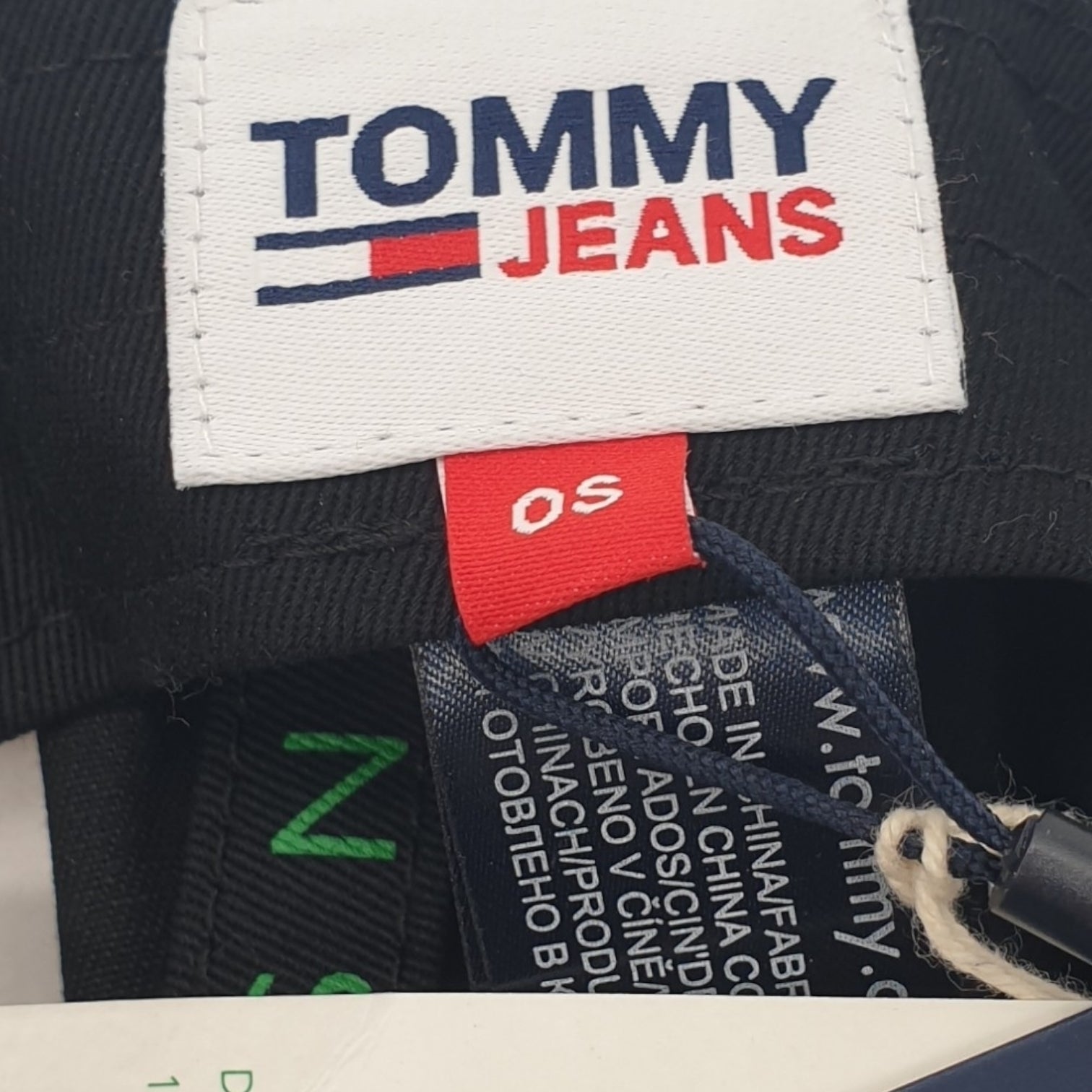 Tommy Jeans Black Linear Logo Cap