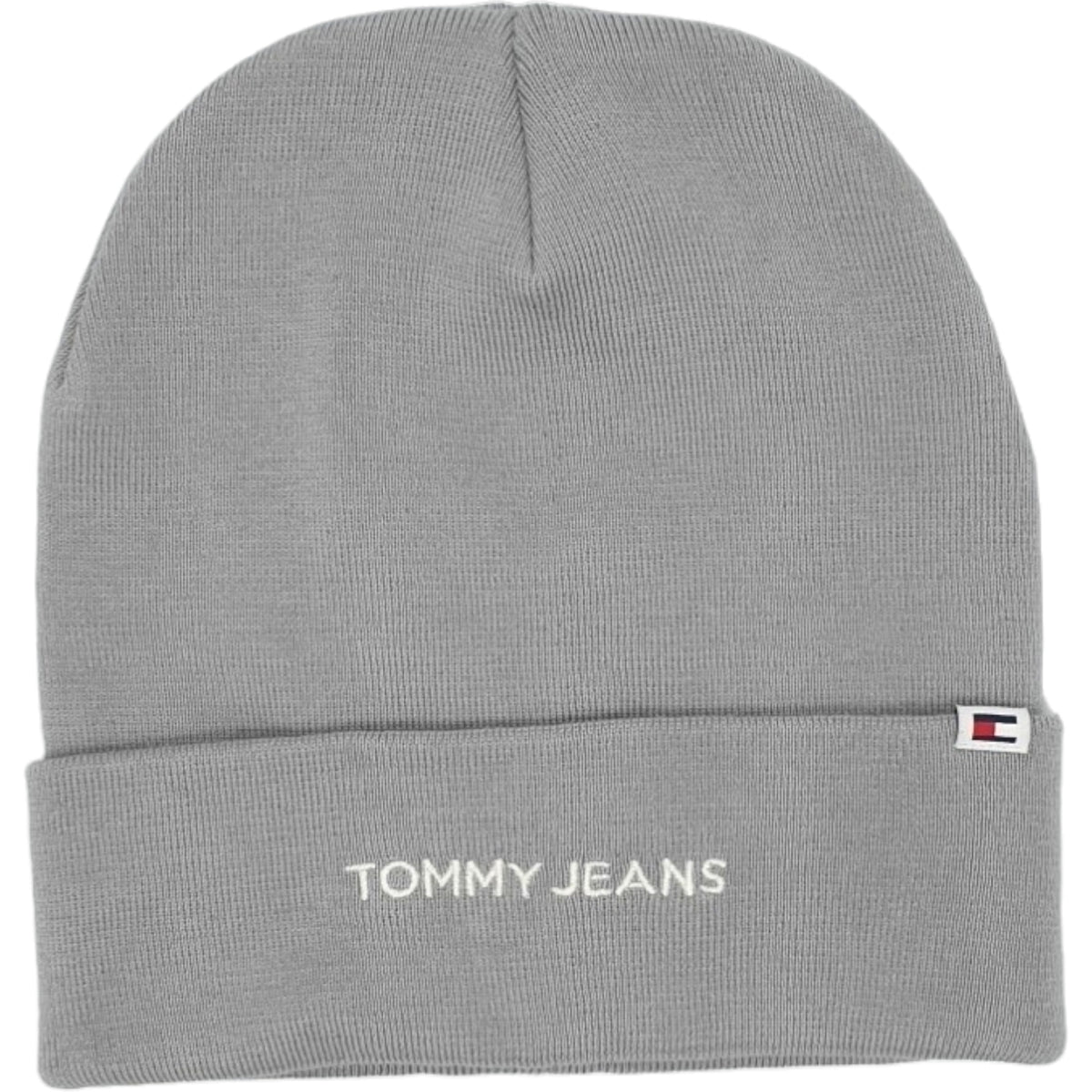 Tommy Jeans Grey Linear Logo Beanie
