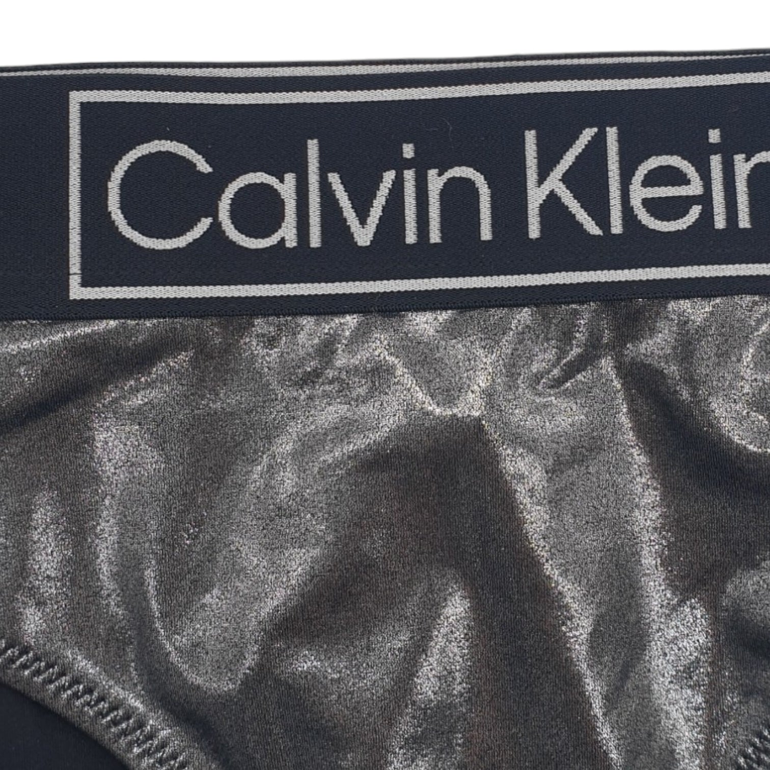Calvin Klein Black Metallic Classic Bikini Pants