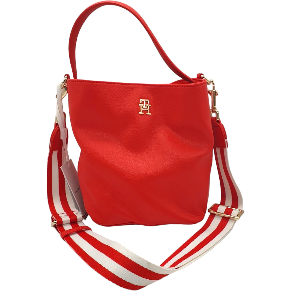 Tommy Hilfiger Red Essential Bucket Bag