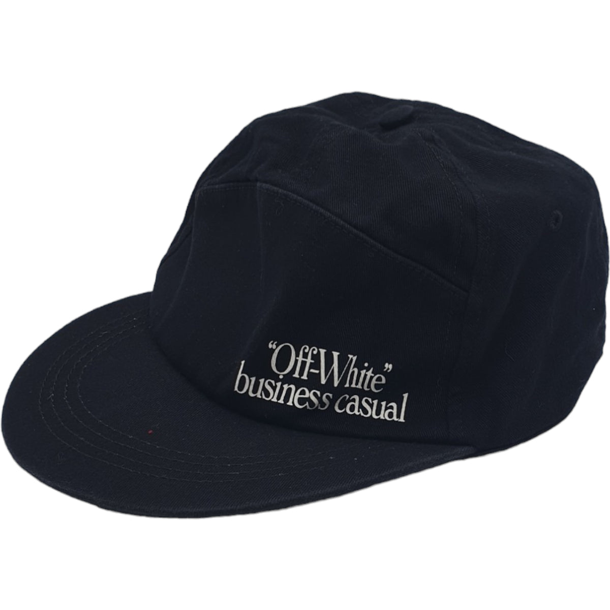 Off-White Black 5 Panel Casual Cap | Shop from Crisis Online