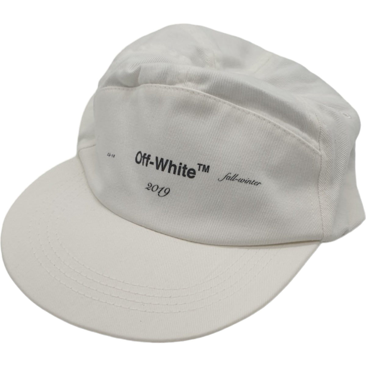 Off-White - Virgil Abloh White Snapback Logo Cap