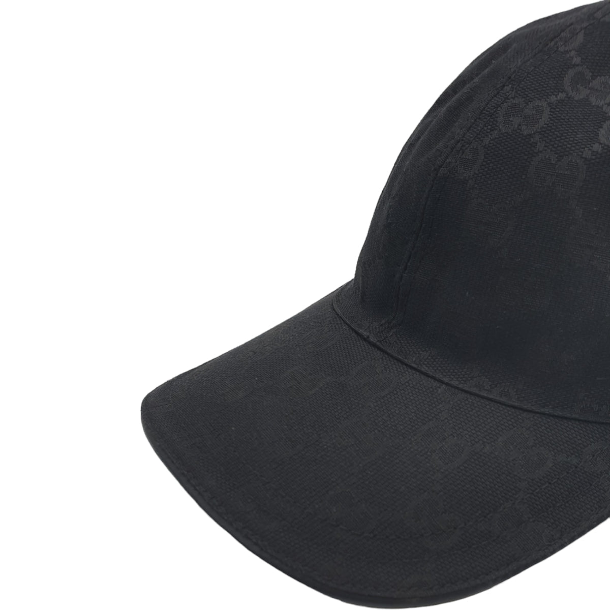 Gucci GG Black Jacquard Baseball Cap